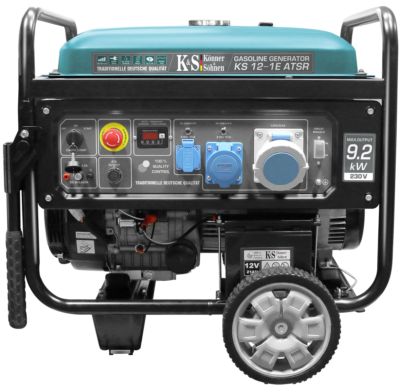 Générateur à essence "Könner & Söhnen" KS 12-1E ATSR