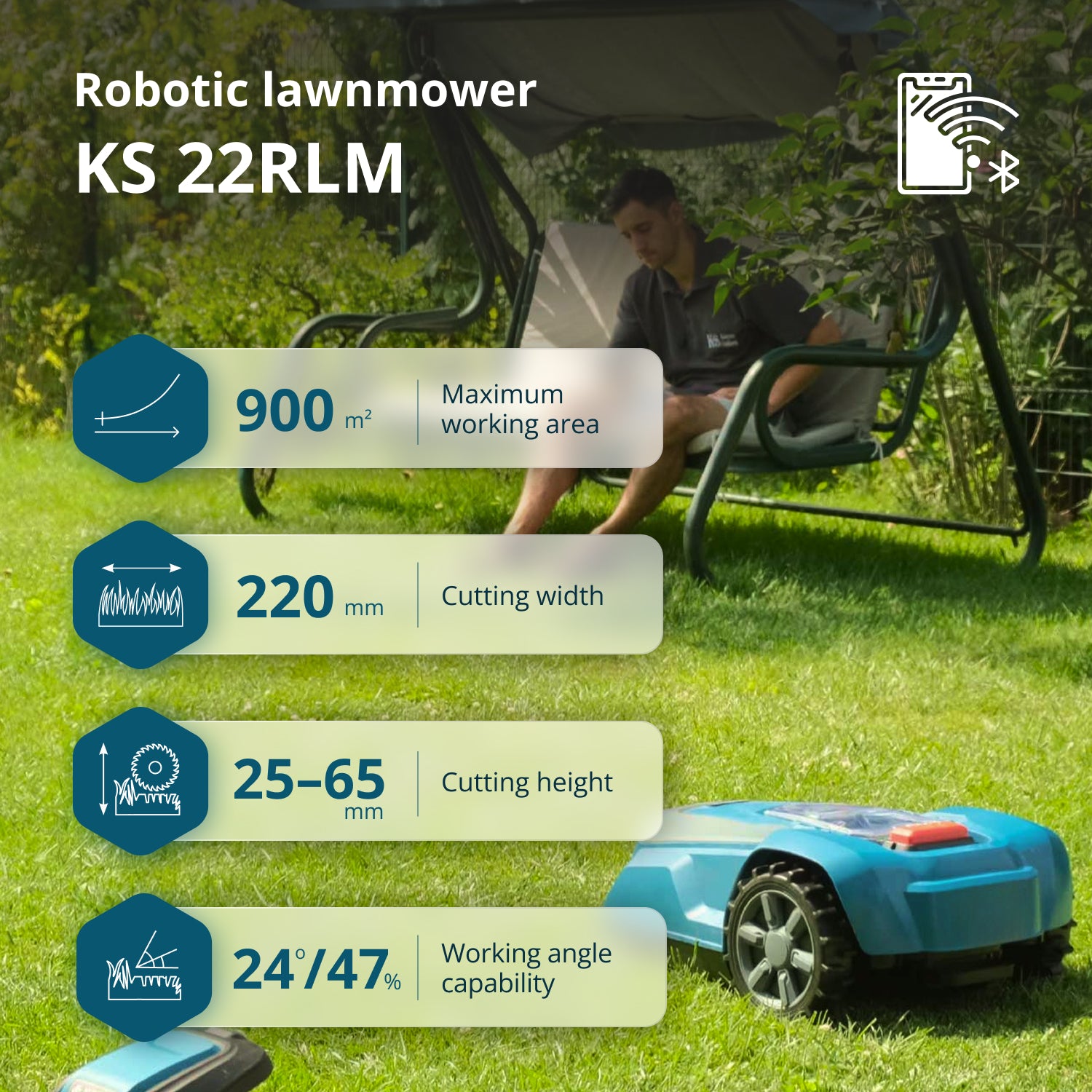 Robotgrasmaaier KS 22RLM