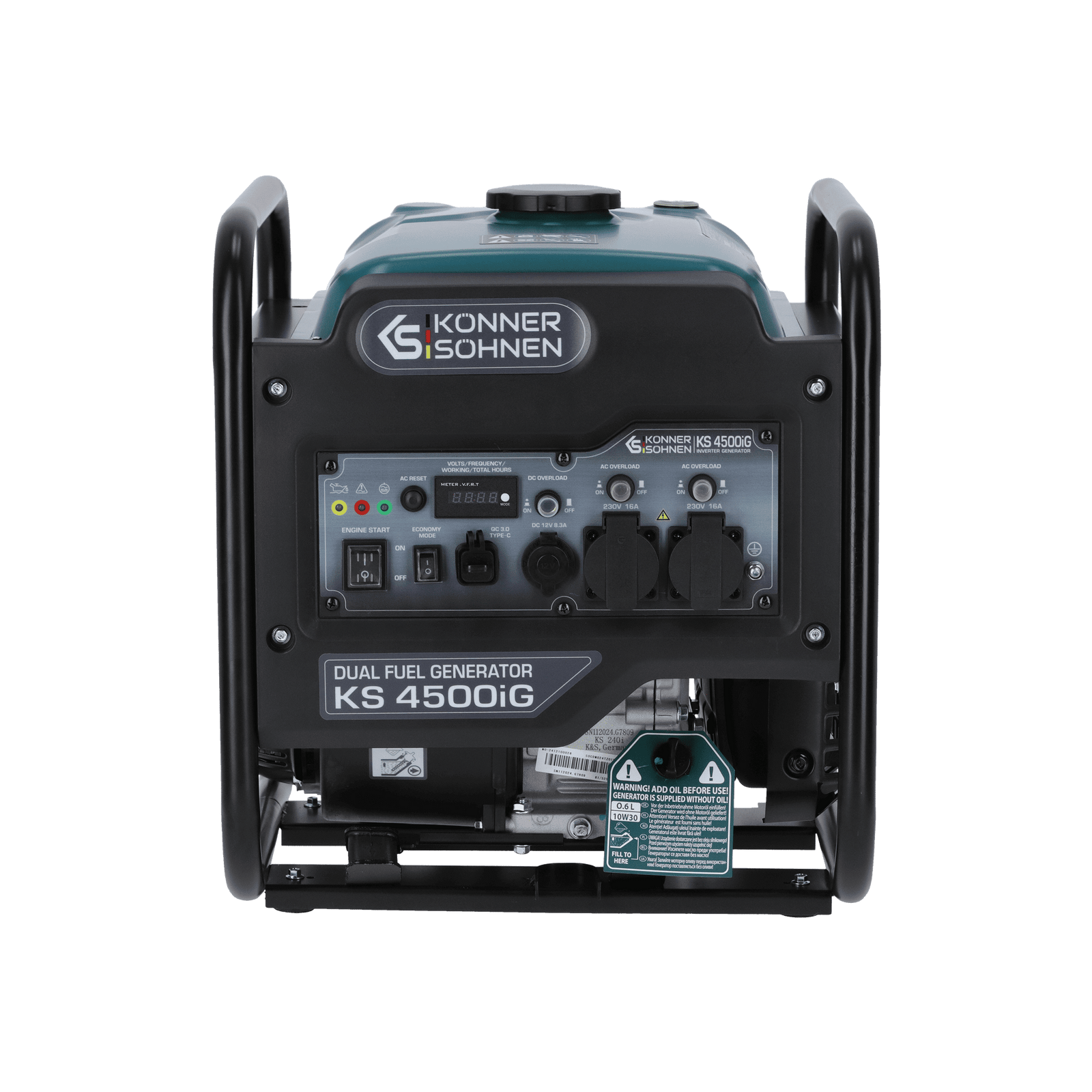 Dwupaliwowy generator inwertorowy KS 4500iG
