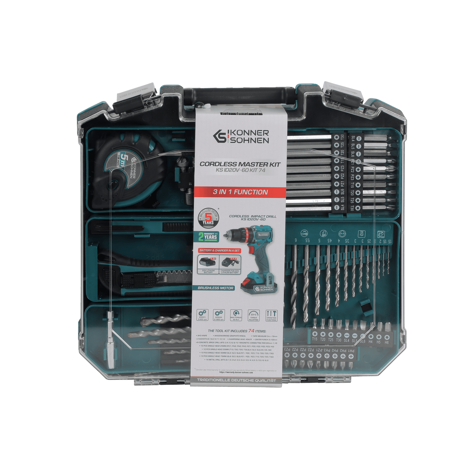 Set Senza Fili Master KS ID20V-60 KIT 74