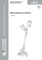 Dèbroussailleuse sur batterie KS GT-20V