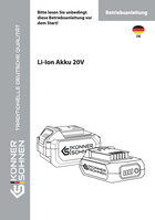Li-Ion Akku 20V 2Ah 4Ah