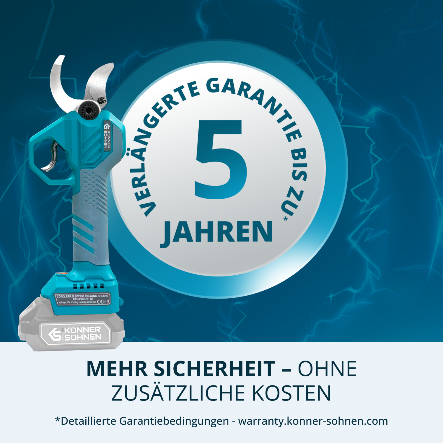 Akku-Gartenschere KS CPS20V-40