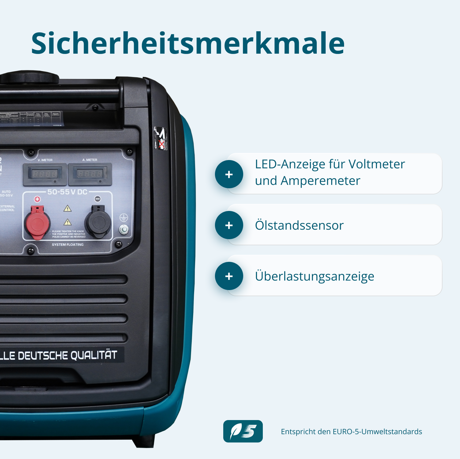 Gleichstromgenerator KS 48VS-DC, Version 50–55V