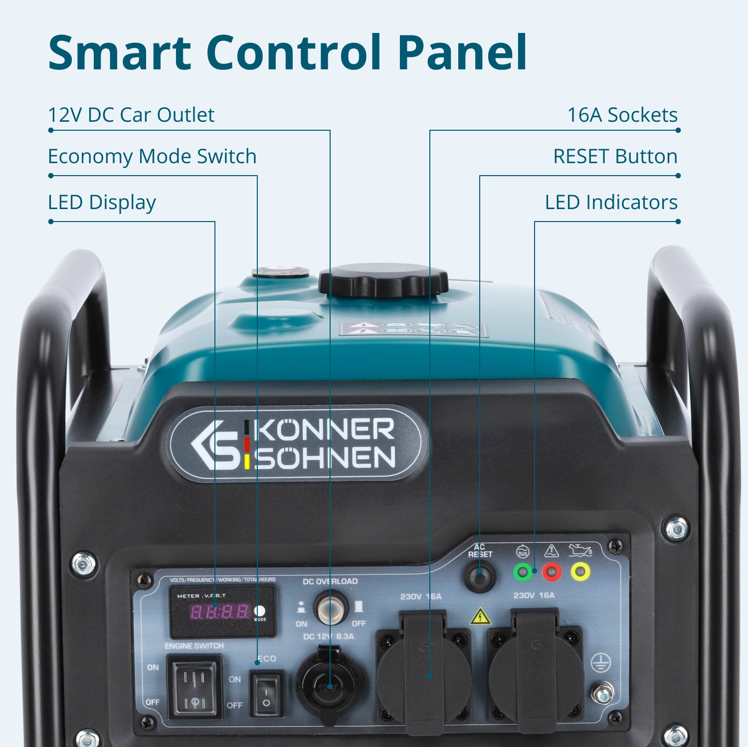 Invertergenerator KS 3300i (Renoveret Fremragende)