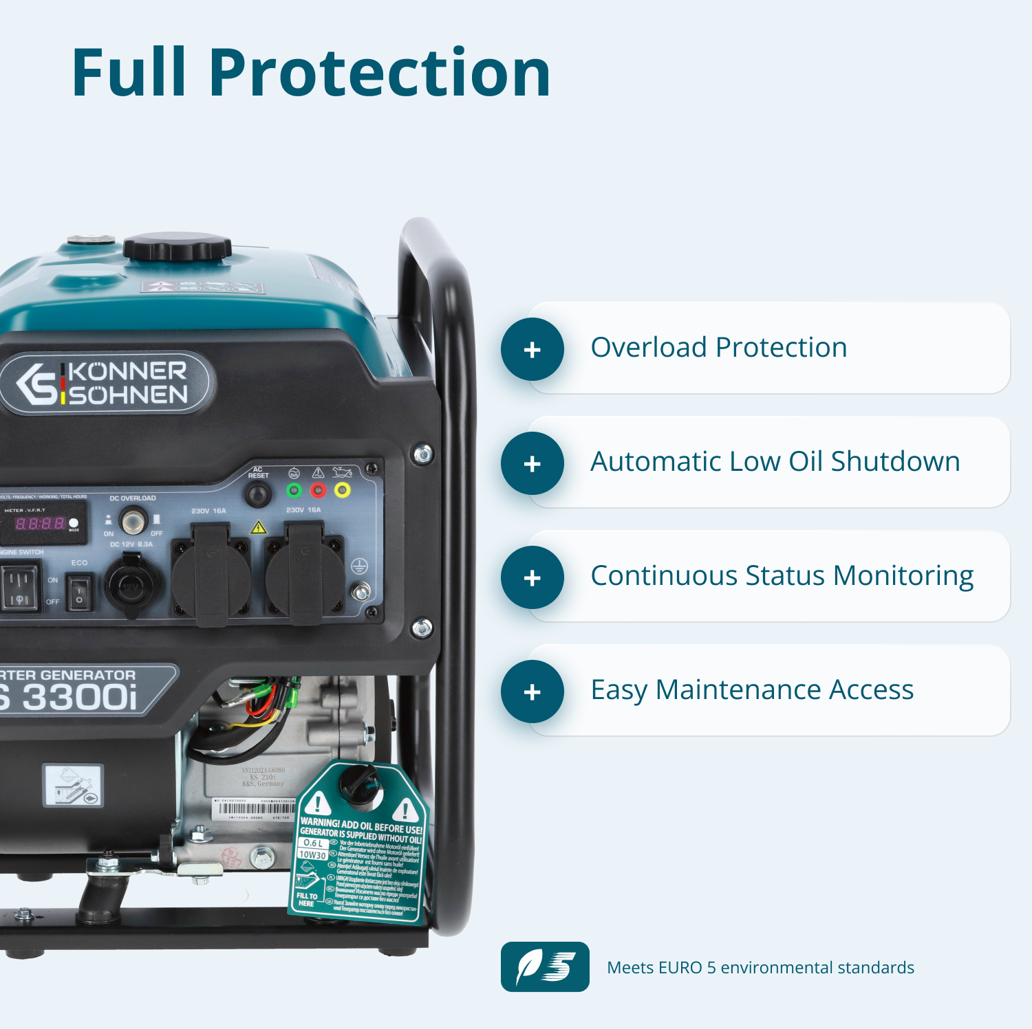 Invertergenerator KS 3300i (Renoveret Fremragende)