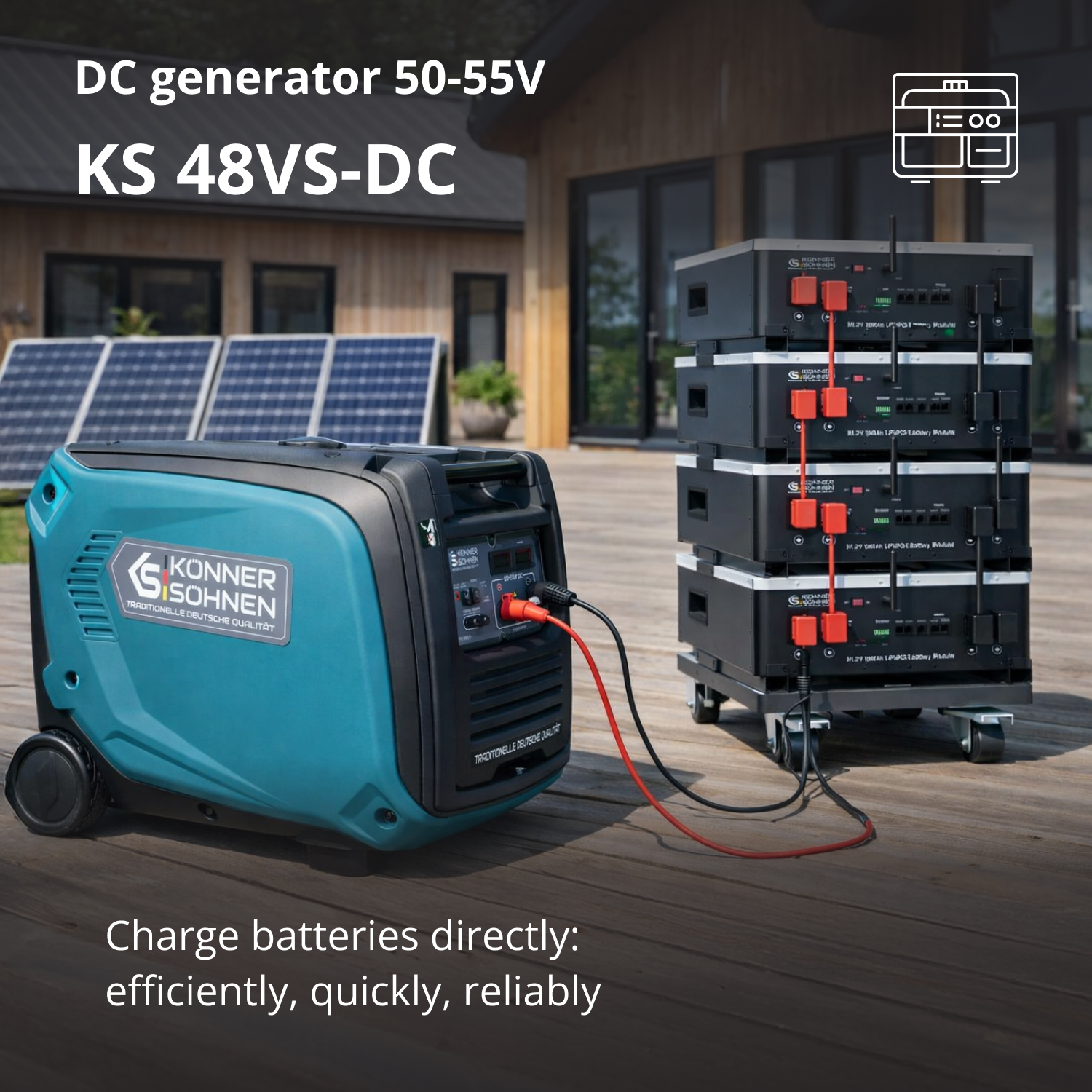 KS 48VS-DC Generator jednosmerne struje, verzija 50–55V