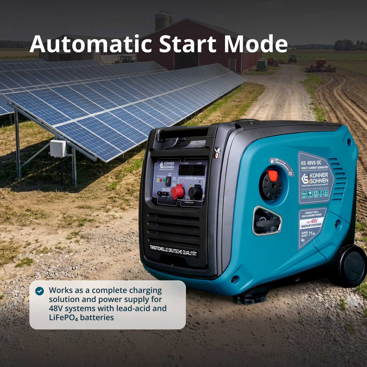 KS 48VS-DC Generator jednosmerne struje, verzija 50–55V