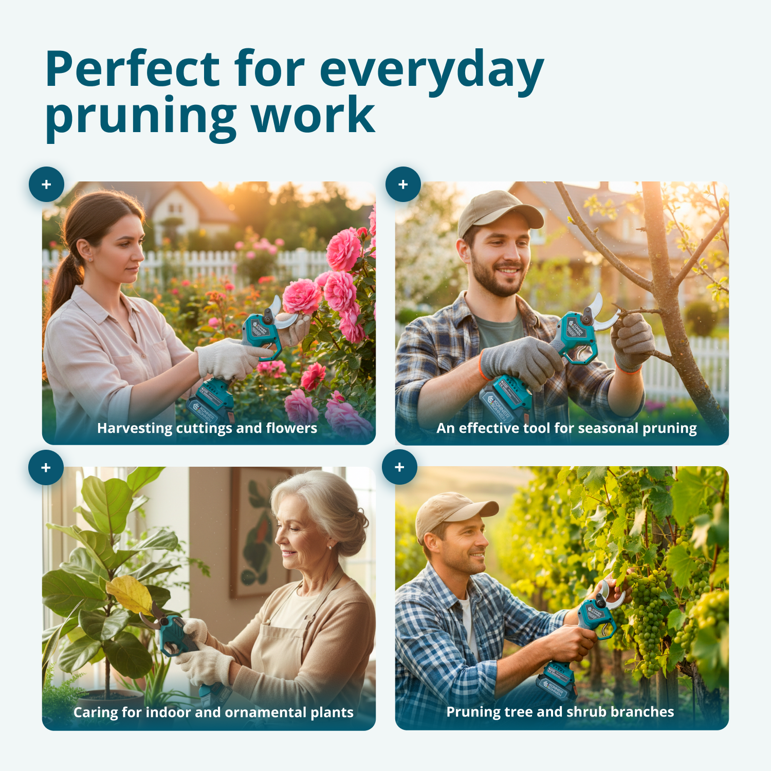 Sladdlös Elektrisk Beskärningssax KS CPS20V-40