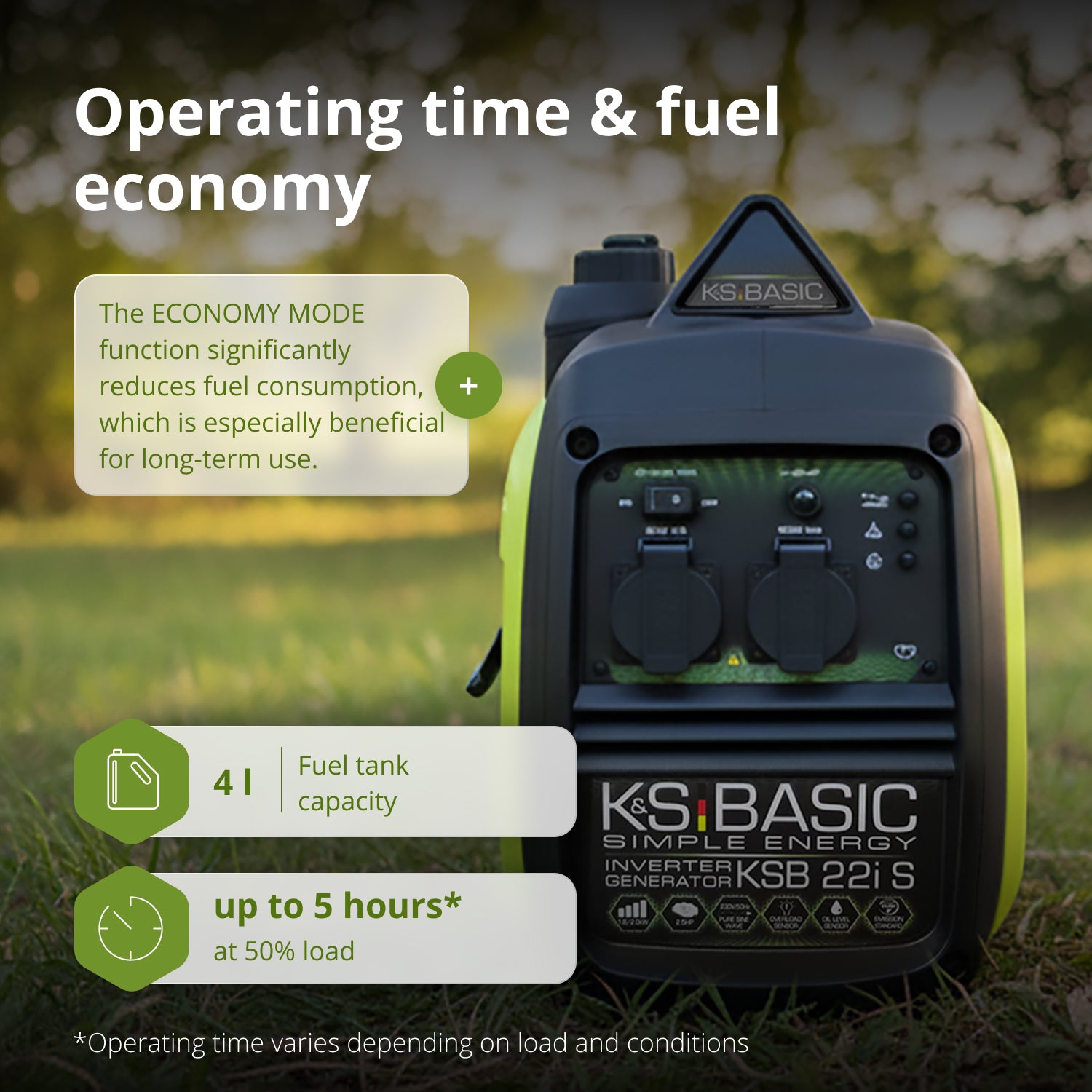 Invertorový generátor KSB 22i S