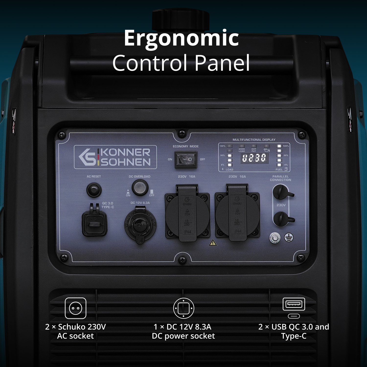 LPG/benzinski invertorski generator KS 4000iEG S