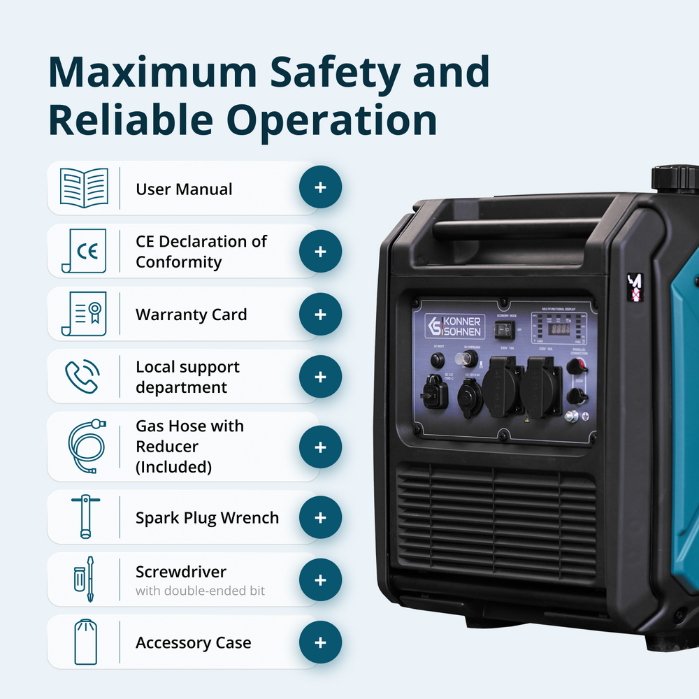 LPG/bensin invertergenerator KS 4000iEG S