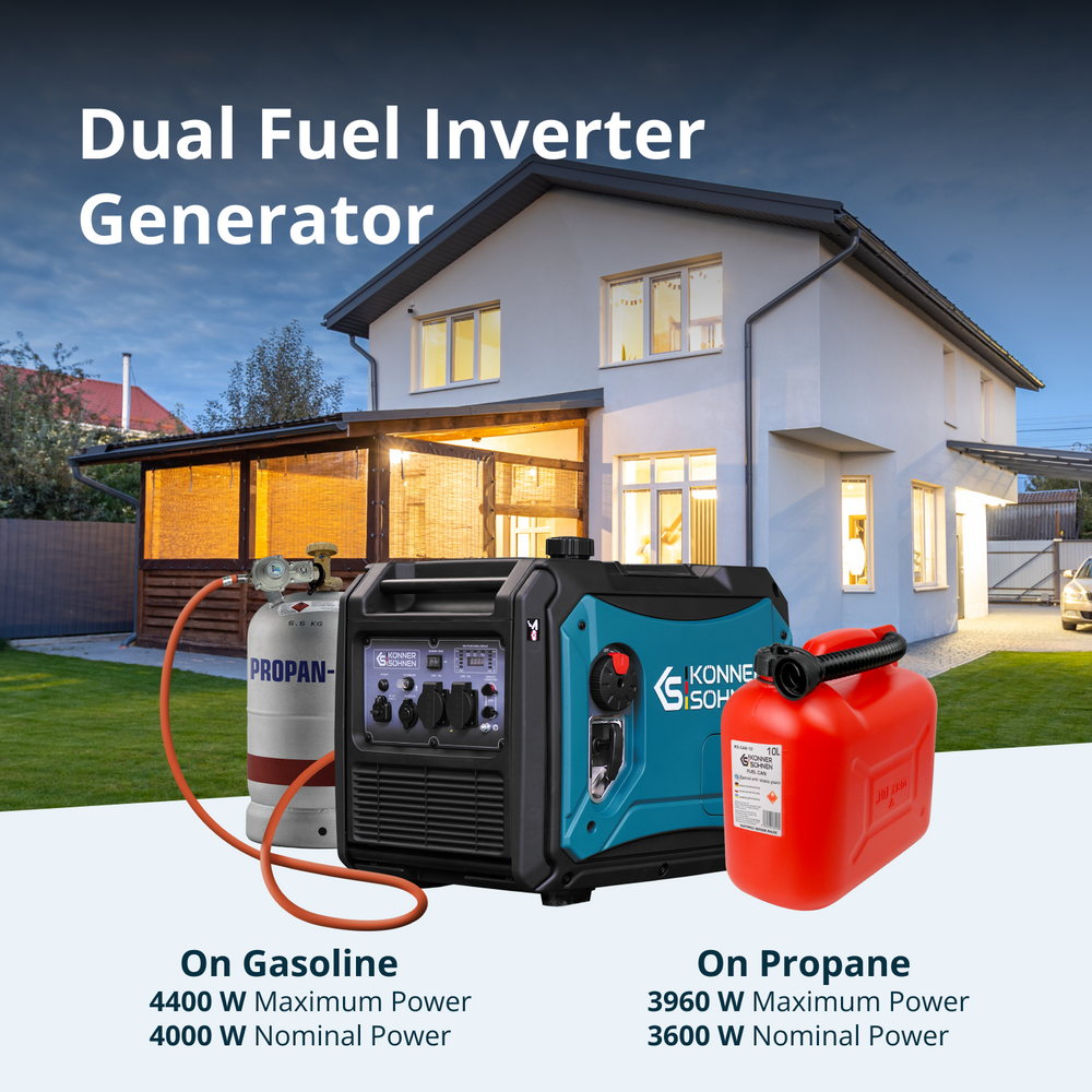 LPG/bensin invertergenerator KS 4000iEG S