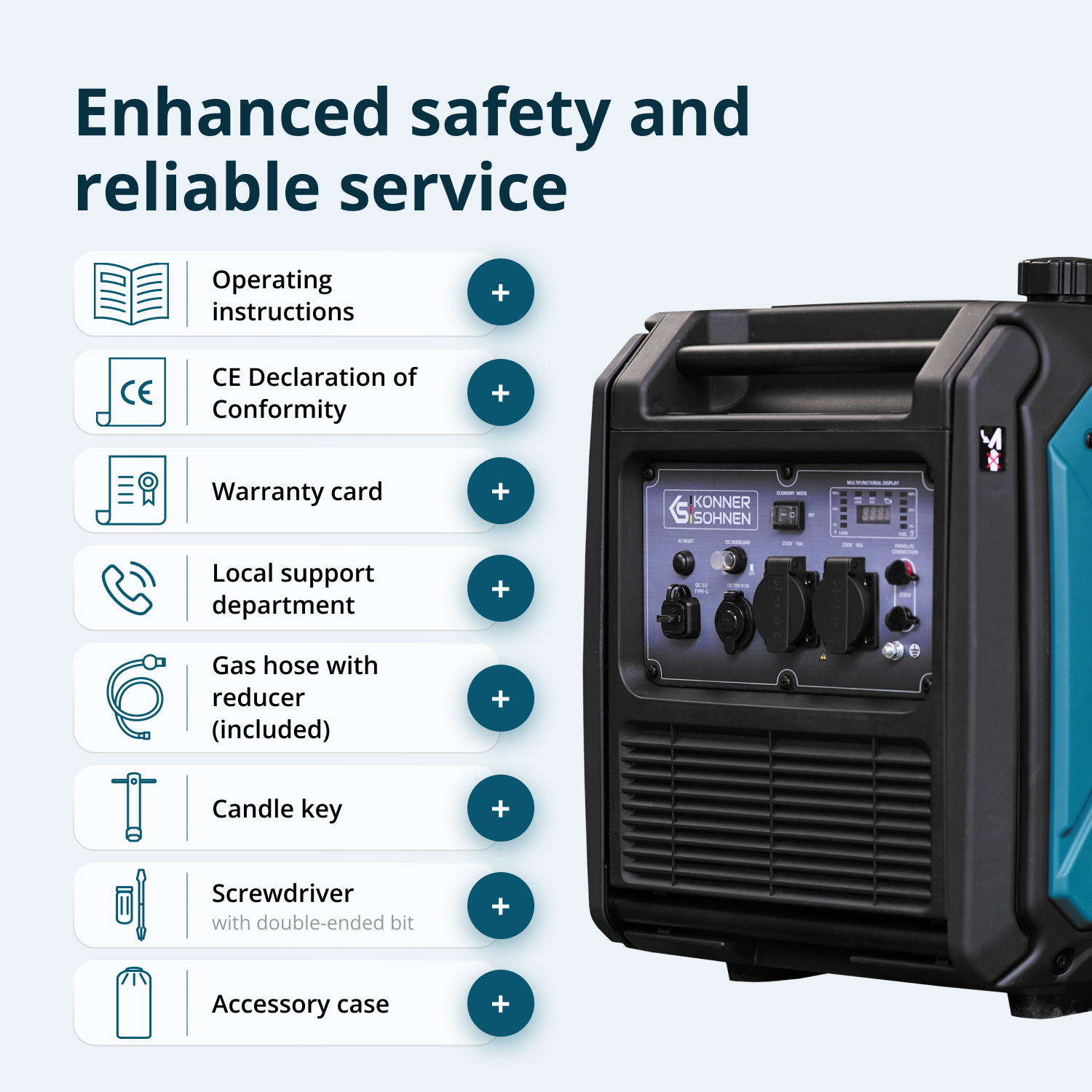 LPG/benzinski invertorski generator KS 4000iEG S