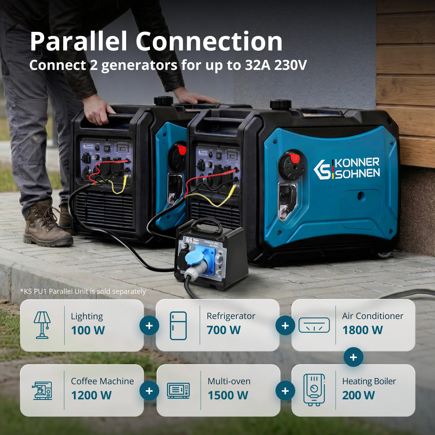 Invertergenerator KS 4000iE S