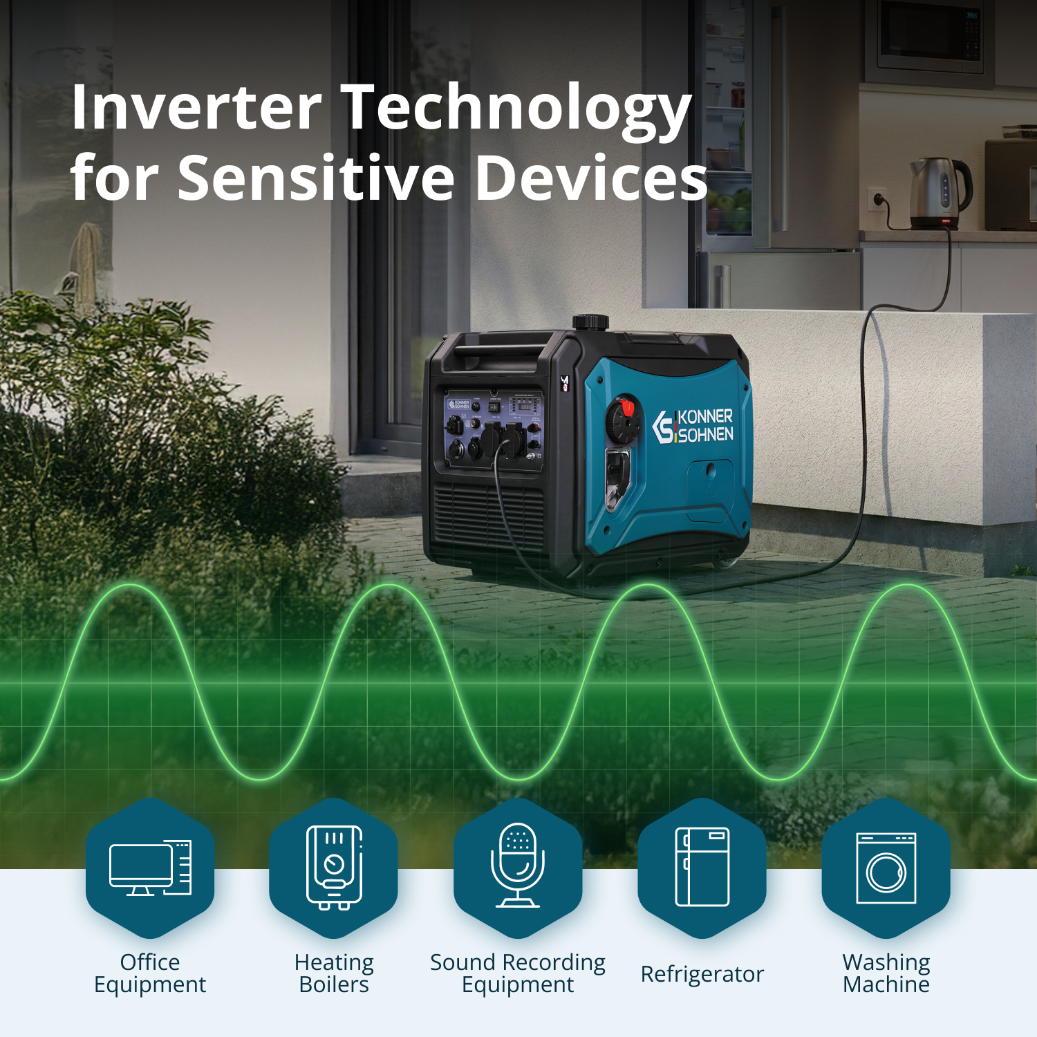 Invertergenerator KS 4000iE S