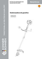 Desbrozadora de gasolina KS BC17G-2T, KS BC19G-2T