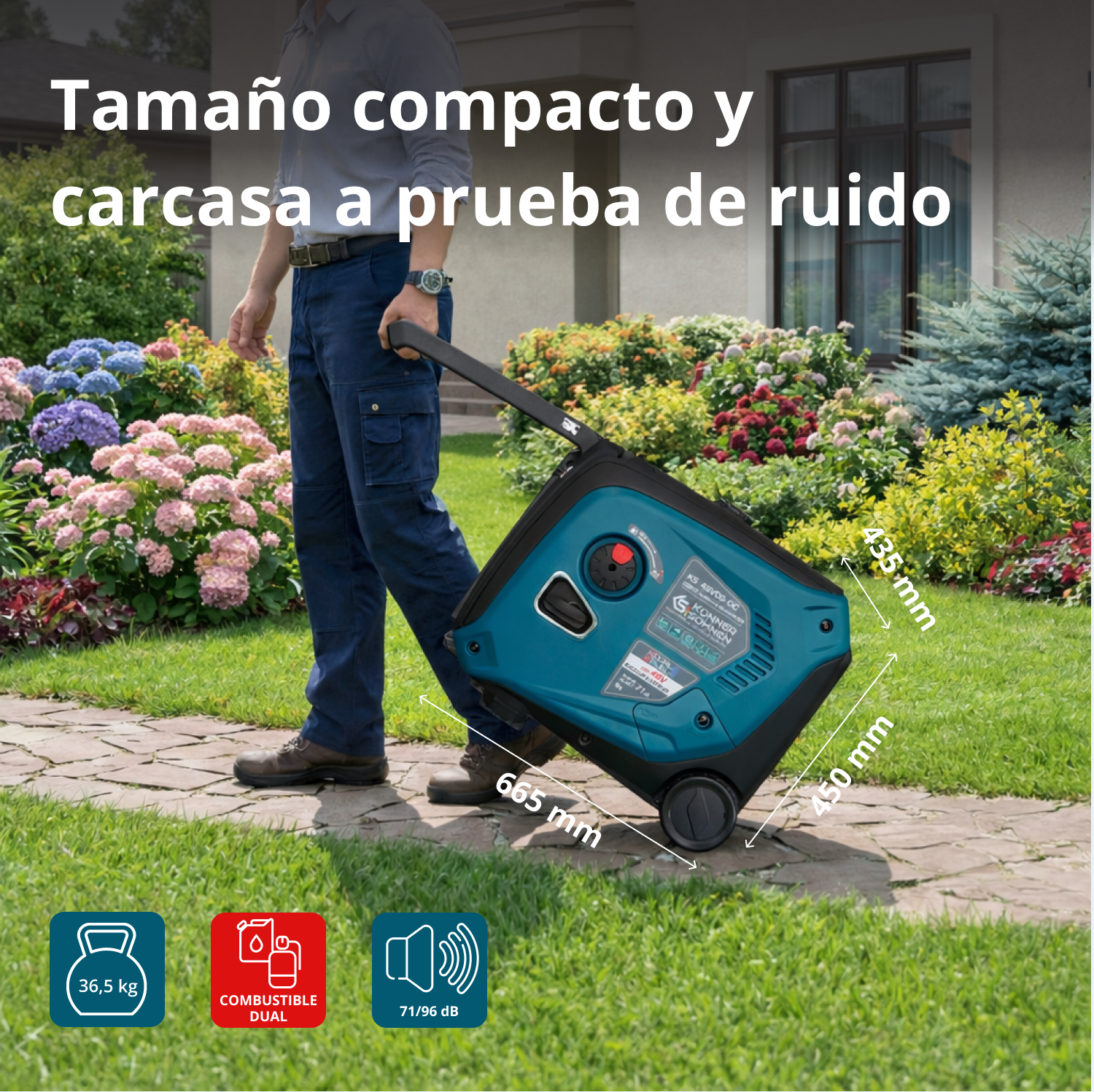 KS 48VGS-DC Generador de corriente continua, versión 50–55V