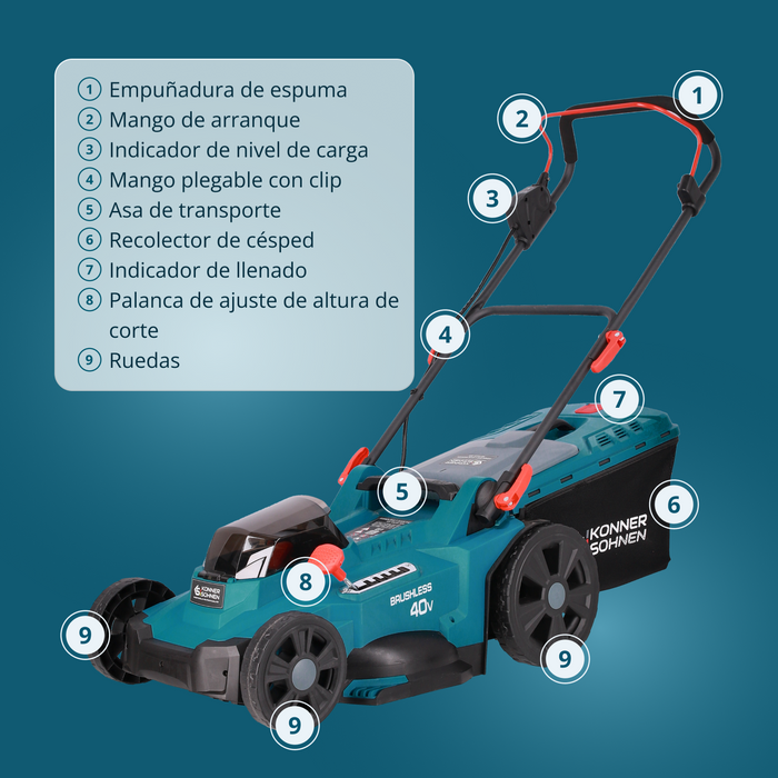 Cortacésped de baterías KS 43LM-40V