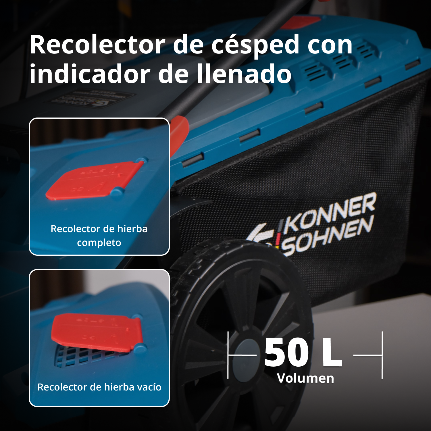 Kit promocional para el cuidado del césped KS 43LM-BCT40V-SET