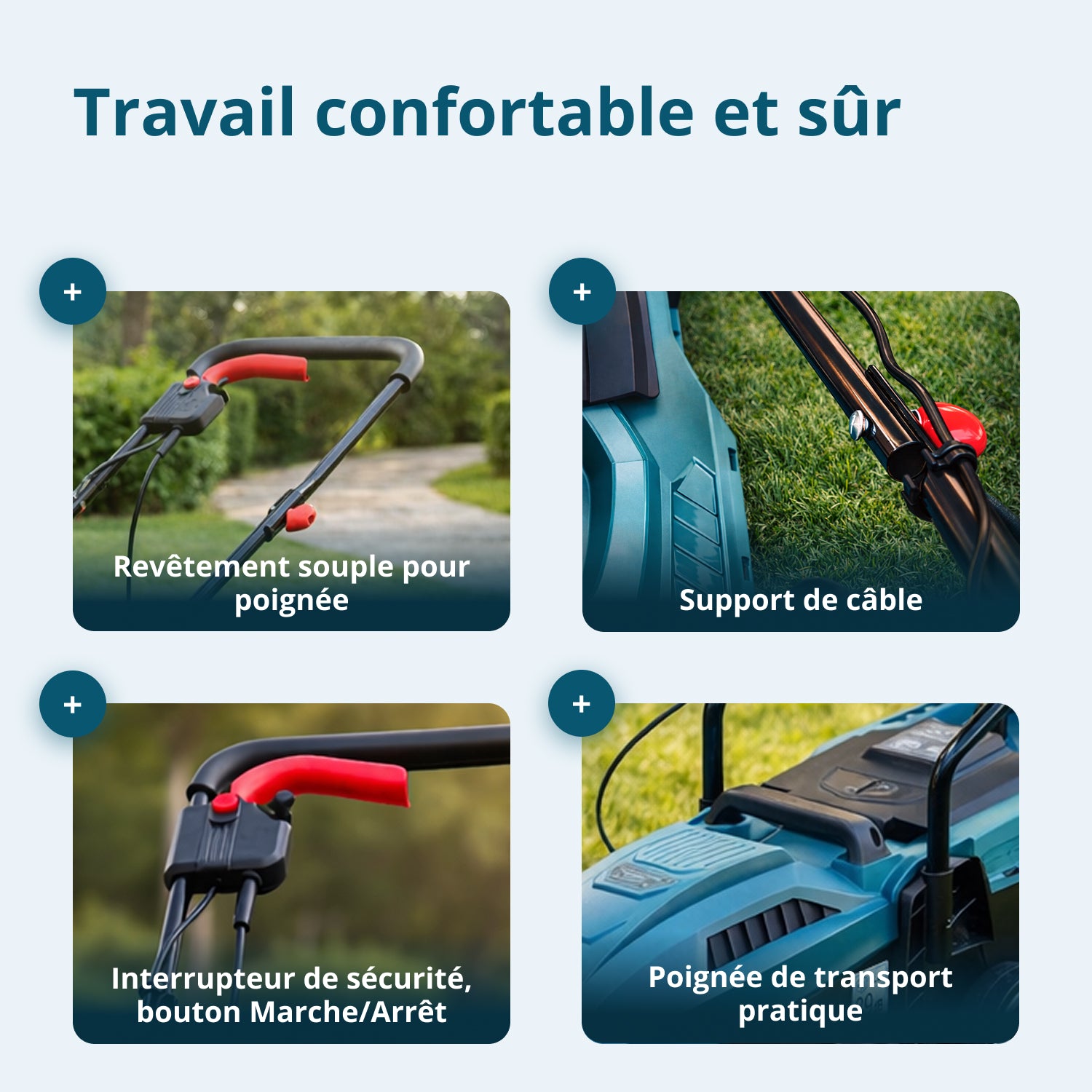 Tondeuse à gazon électrique KS 32LM12-BL
