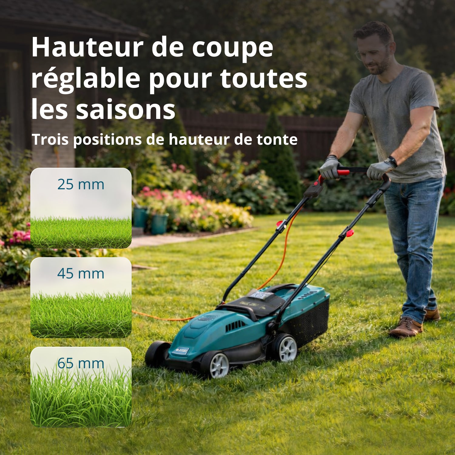 Tondeuse à gazon électrique KS 32LM12-BL