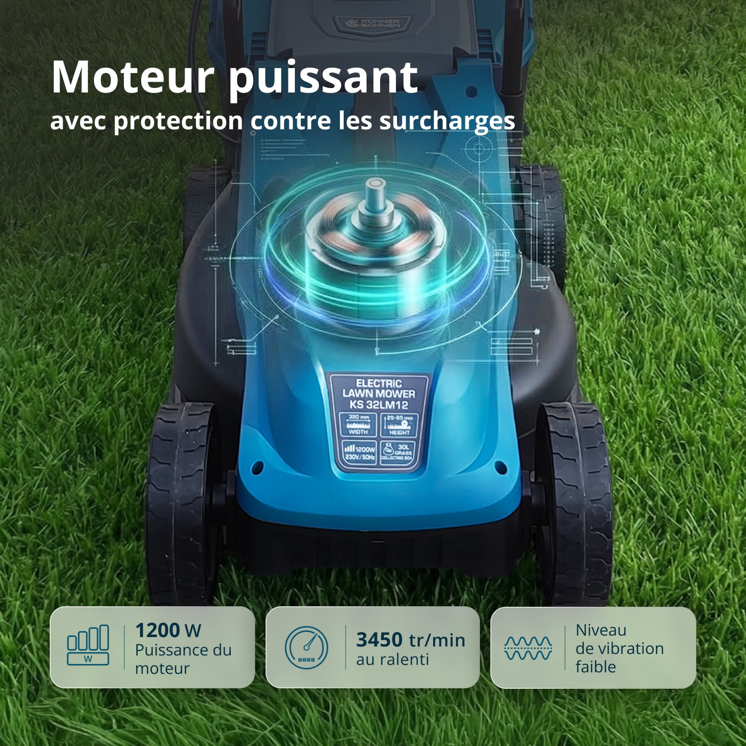 Tondeuse à gazon électrique KS 32LM12