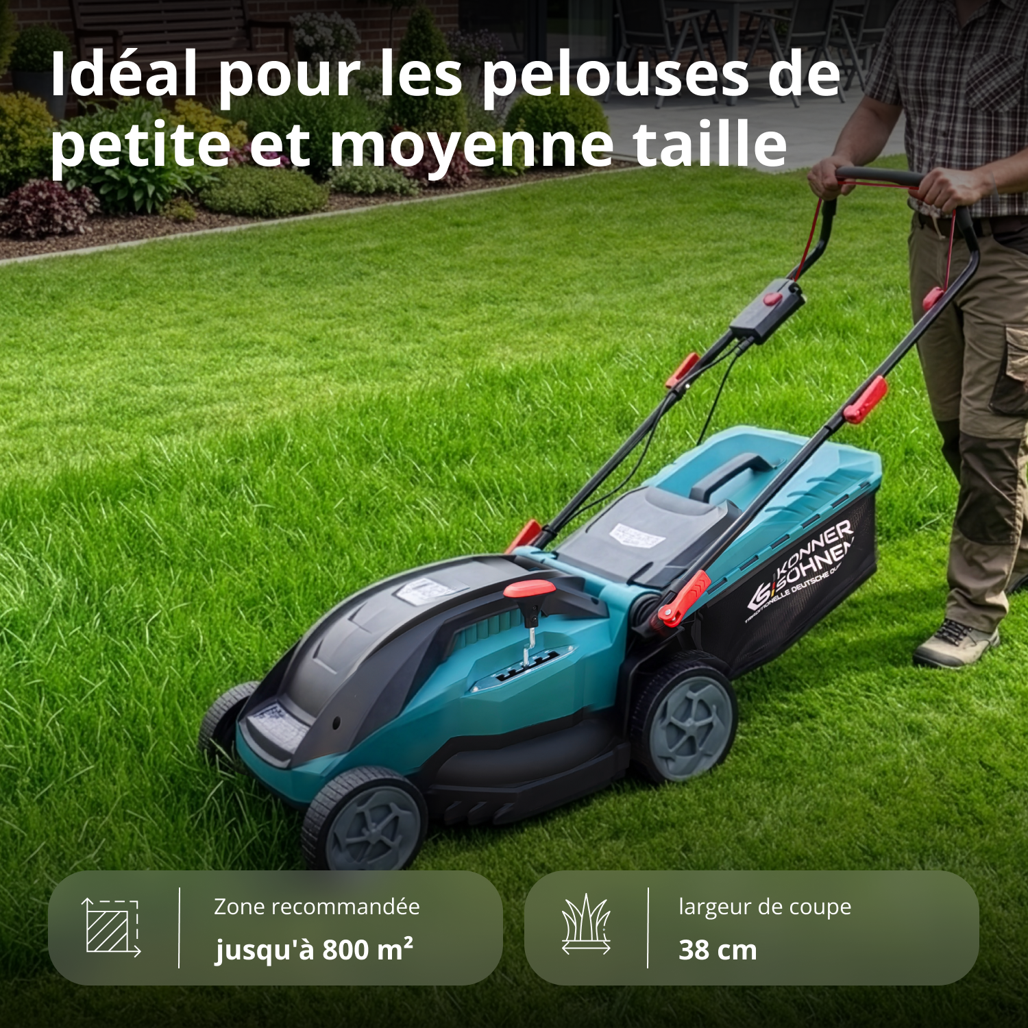 Tondeuse à gazon électrique KS 38LM16-BL