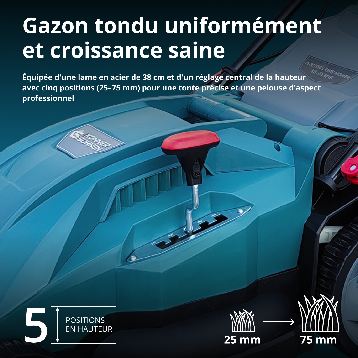 Tondeuse à gazon électrique KS 38LM16