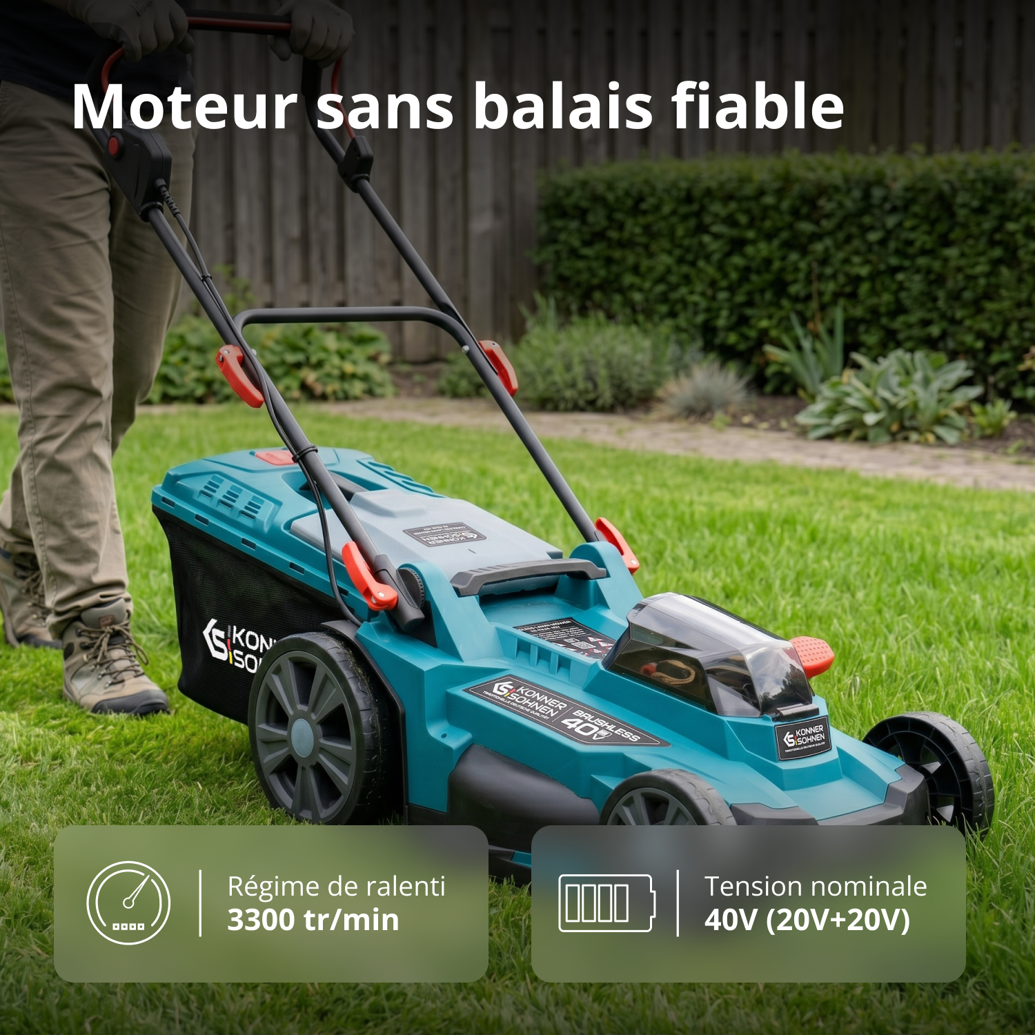 Kit promotionnel de soin du gazon KS 43LM-BCT40V-SET