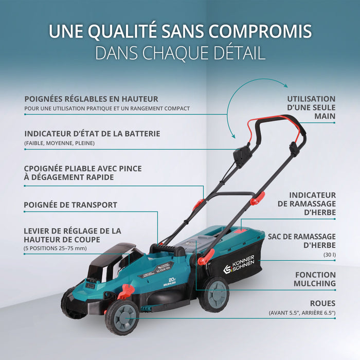 Tondeuse à batterie KS 33LM-20V