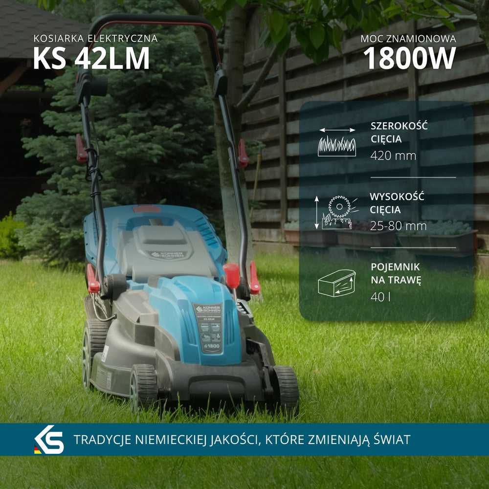 Elektryczna kosiarka do trawy KS 42LM