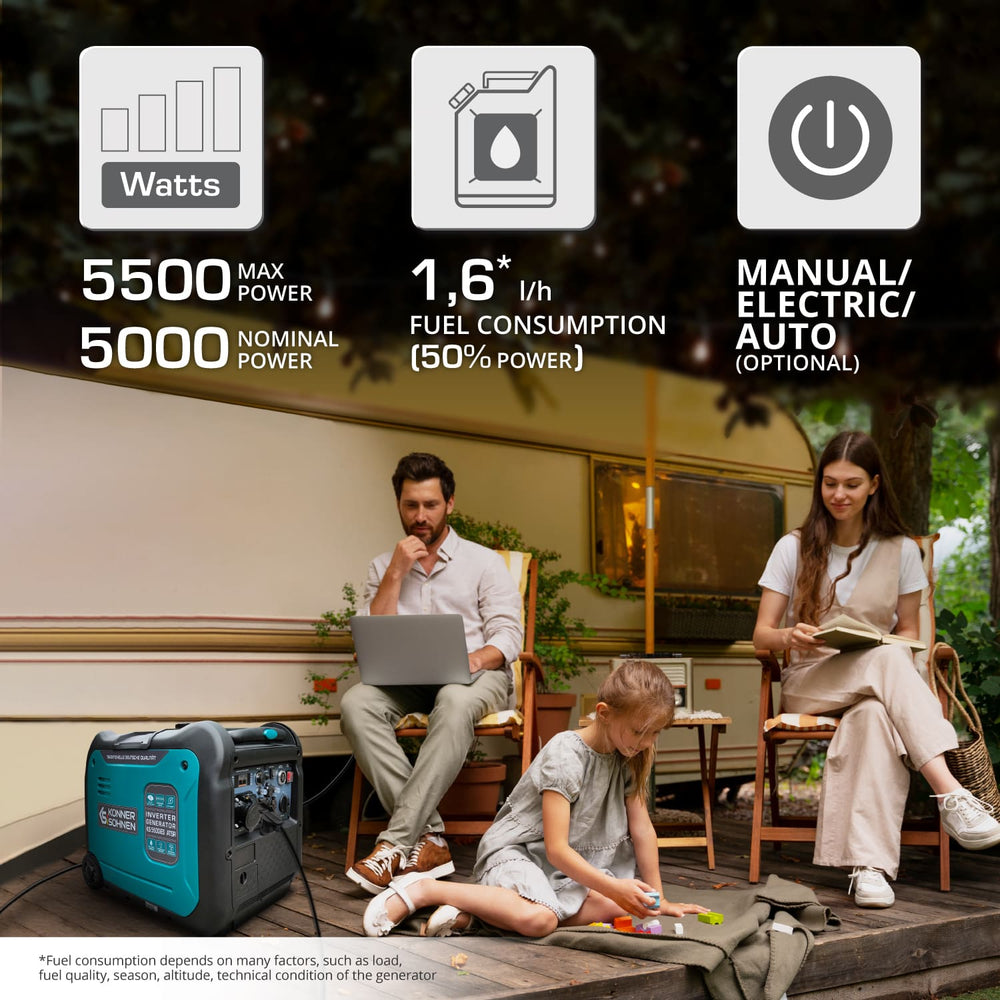 Инвертер генератор KS 5500iE S ATSR