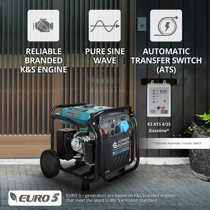 Инверторен генератор KS 8100iE ATSR