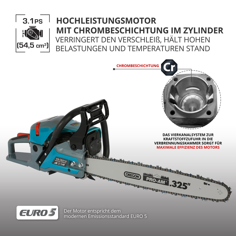 Benzin-Kettensäge KS CS31G-18-1