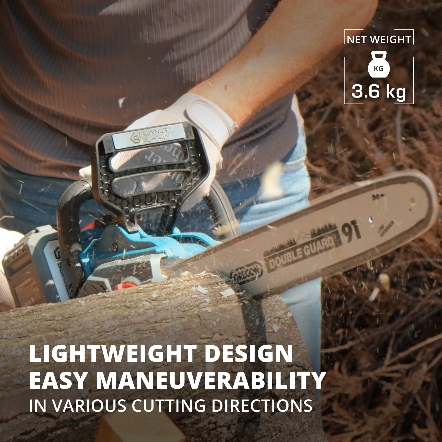 Ledningsfri motorsav KS CS40V-14