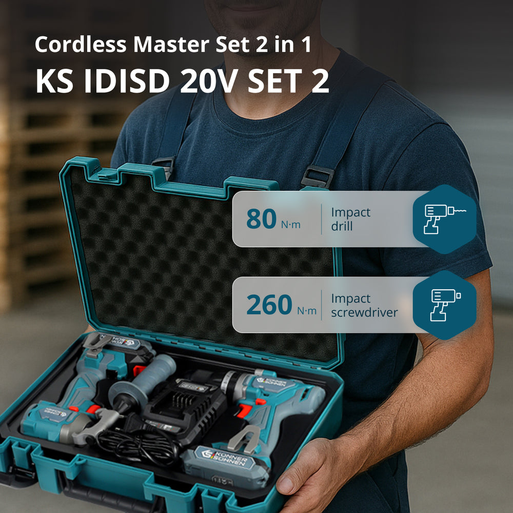 Bezdrátová Sada Master 2v1 KS IDISD 20V SET 2