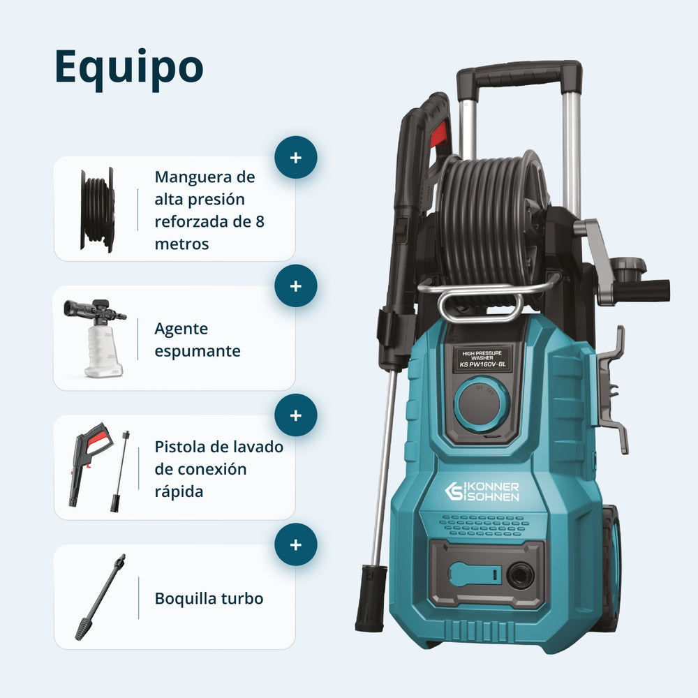 Hidrolimpiadora de alta presión KS PW160V-BL