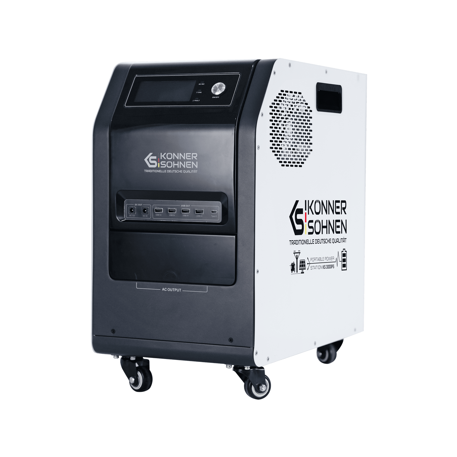 KS 3000PS Estação de Energia Portátil 3-em-1