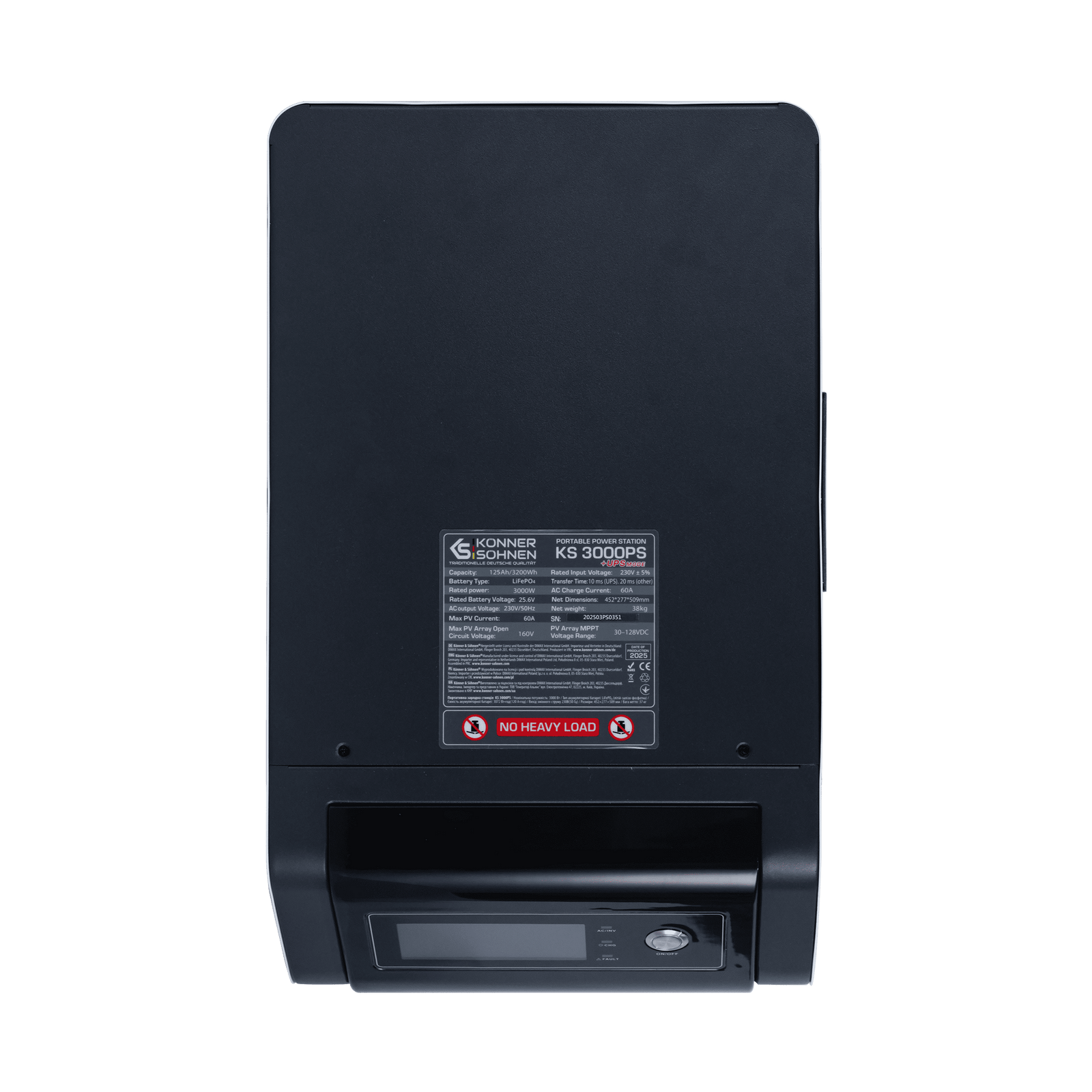 KS 3000PS Estação de Energia Portátil 3-em-1