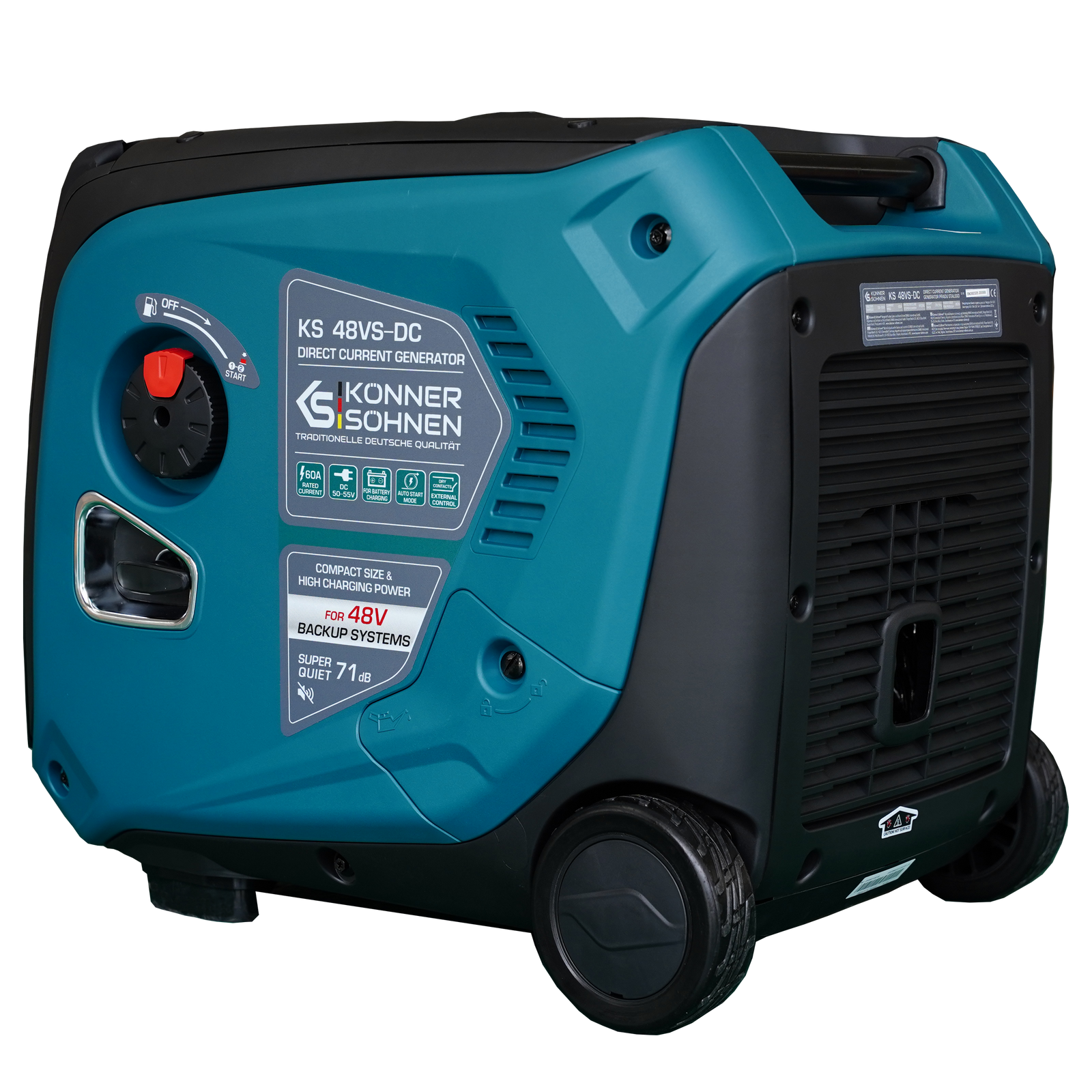 Generator de curent continuu KS 48VS-DC, versiunea 50–55V