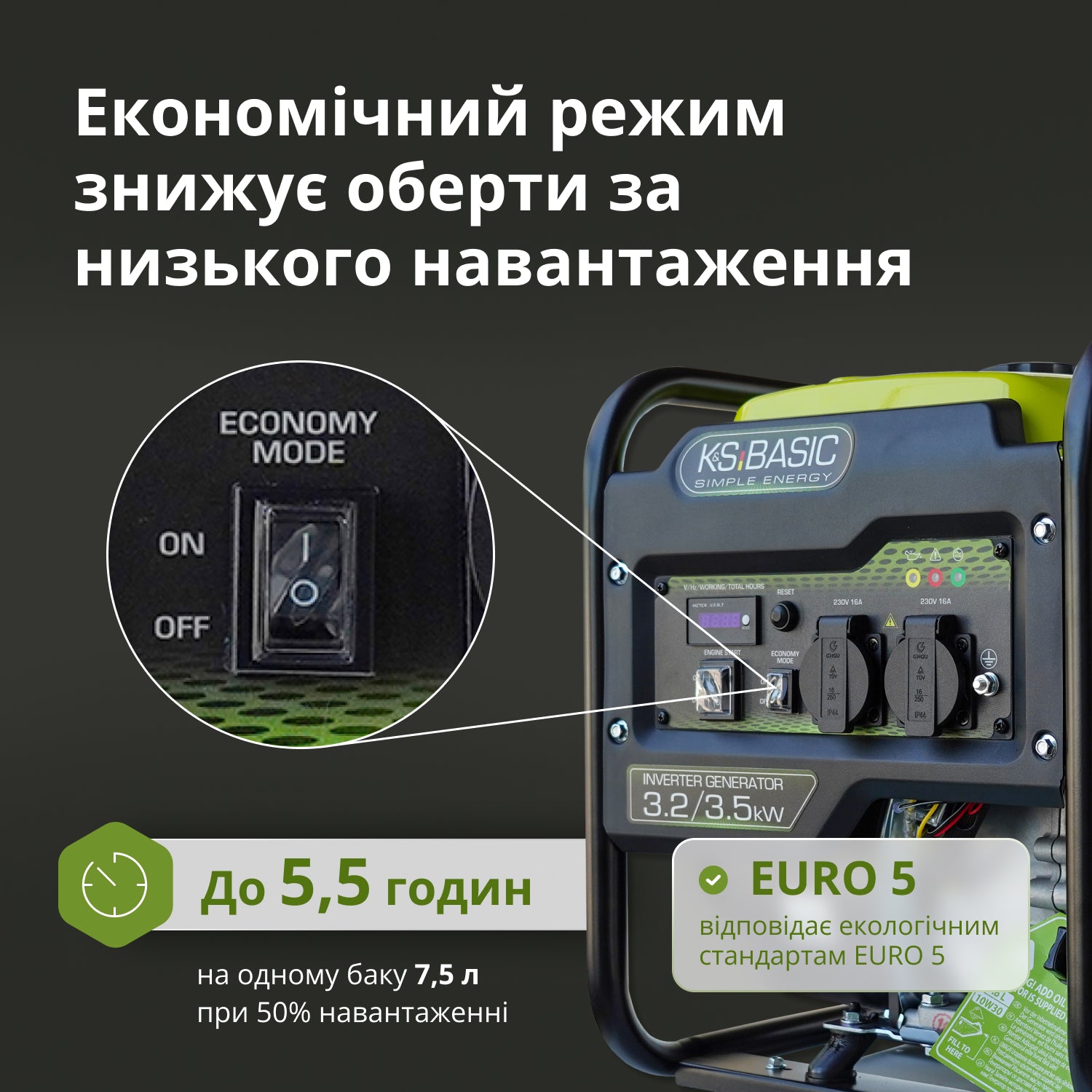 Генератор інверторний KSB 35i