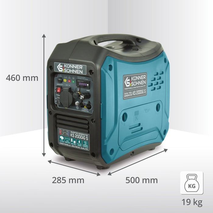 LPG/benzinski invertorski generator KS 2000iG S