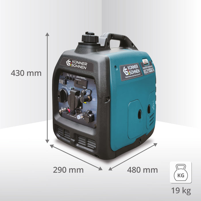 Generatore inverter GPL/benzina KS 2100iG S
