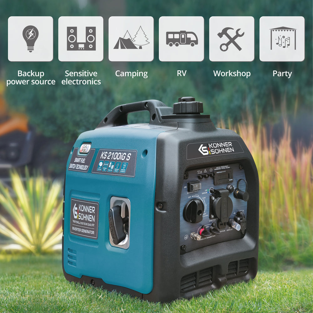Generatore inverter GPL/benzina KS 2100iG S