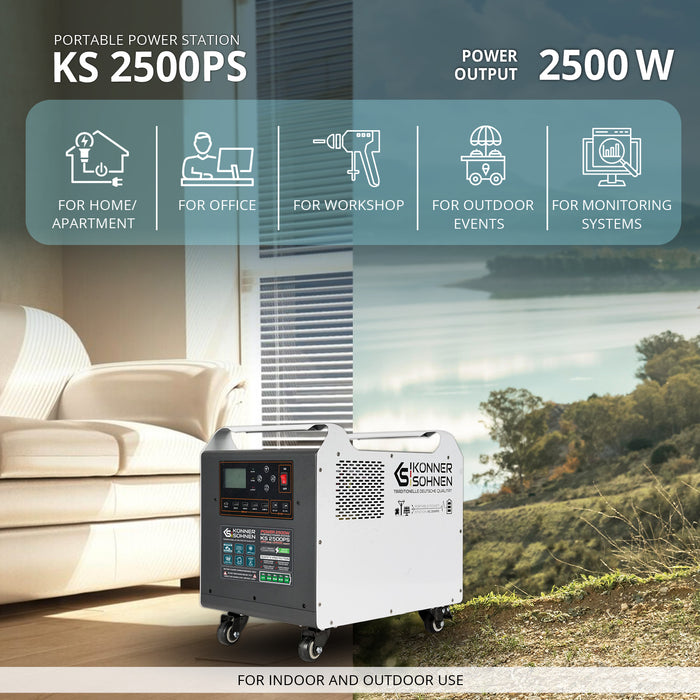Estação de energia potente KS 2500PS