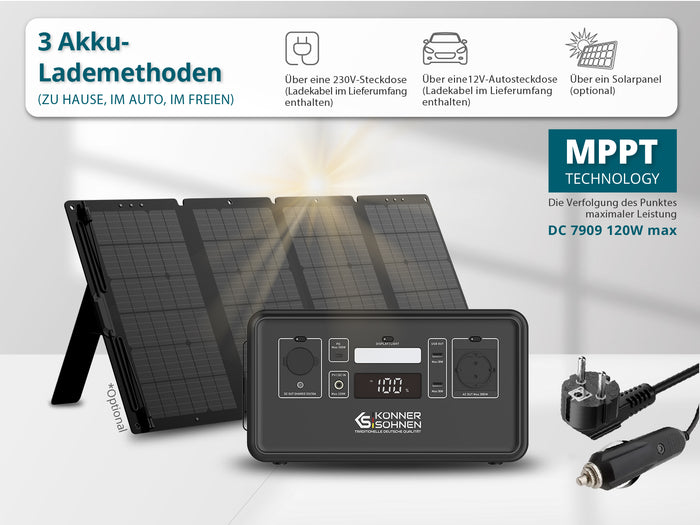 Tragbare Powerstation LifePO4 KS 300PS (B-Ware Gut)