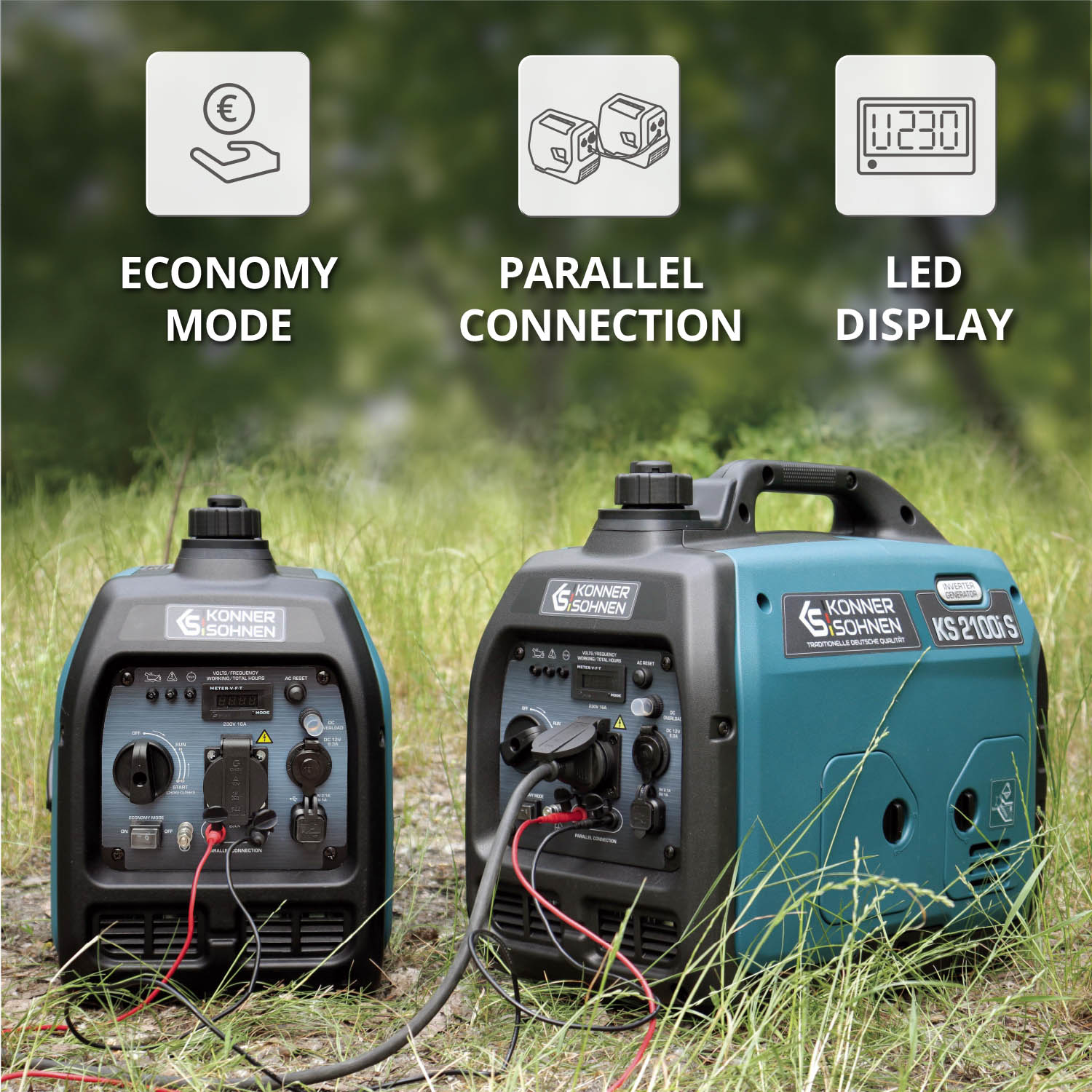 LPG/benzin inverteres generátor KS 3100iG S