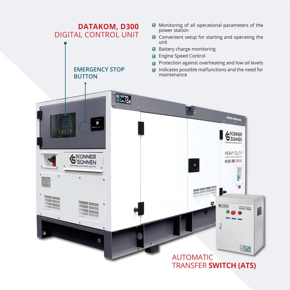 3-fazowy generator KS 50-3BE