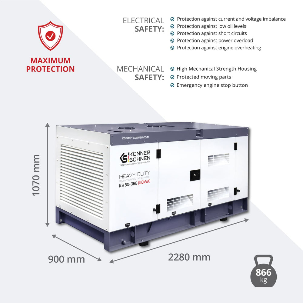 3-fazowy generator KS 50-3BE